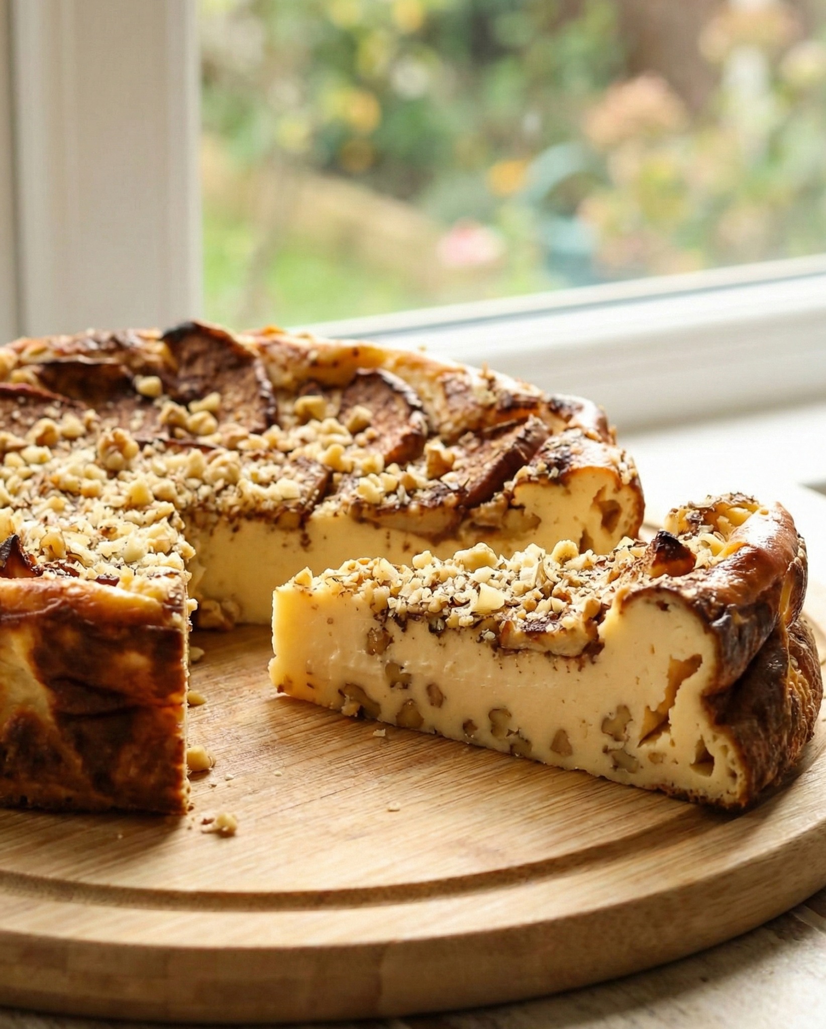 Flourless Greek Yogurt Apple Cake – Soft, Healthy & Naturally Sweet