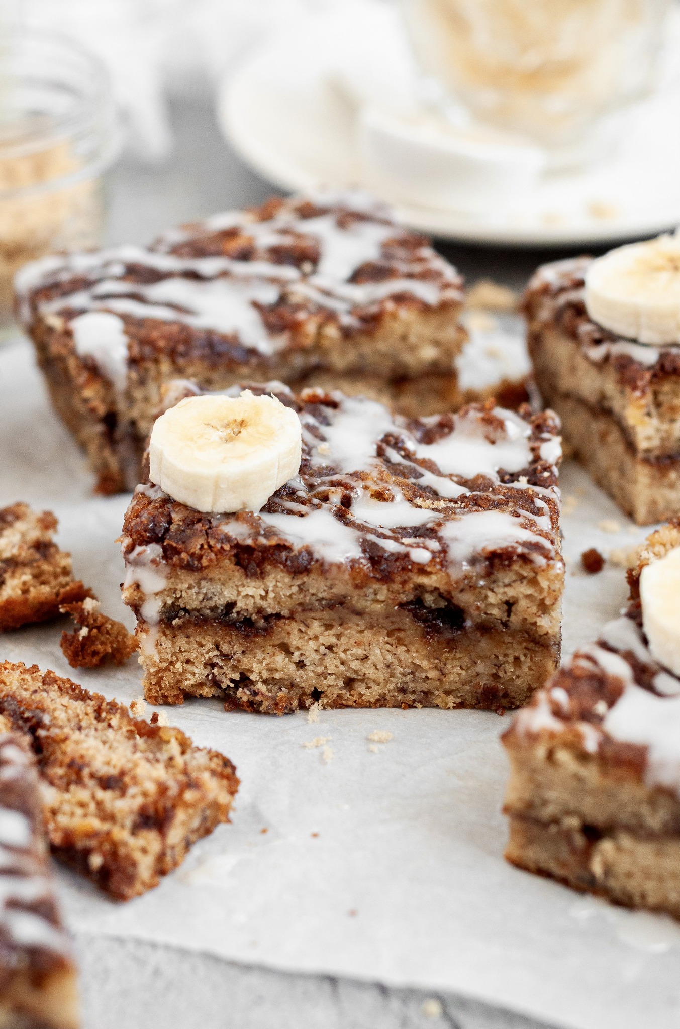 Gluten-Free Banana Bread Coffee Cake (Soft, Crumbly & So Cozy)