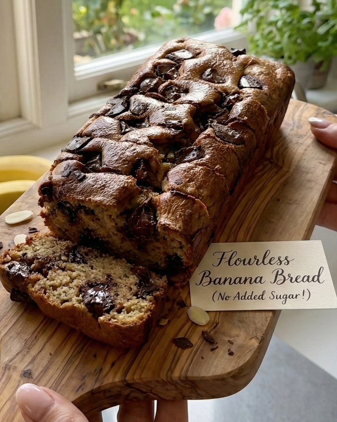 Flourless Banana Bread (No Added Sugar!) – Healthy, Naturally Sweet & Easy Recipe