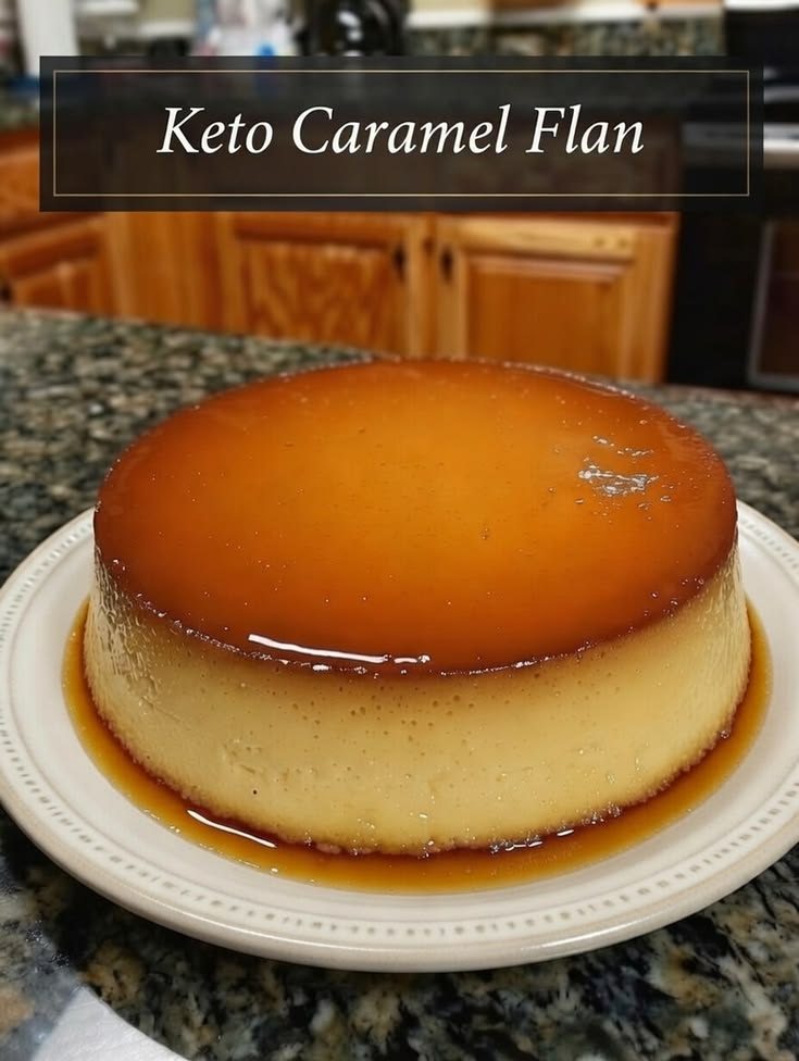 Keto Caramel Flan (Easy Low-Carb Sugar-Free Dessert)