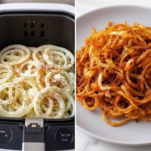 Air Fryer Crispy Fried Onions (Easy Homemade Recipe)