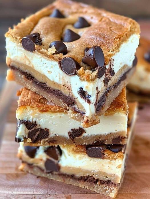 Keto Chocolate Chip Cheesecake Bars (Creamy, Easy & Low-Carb Dessert)