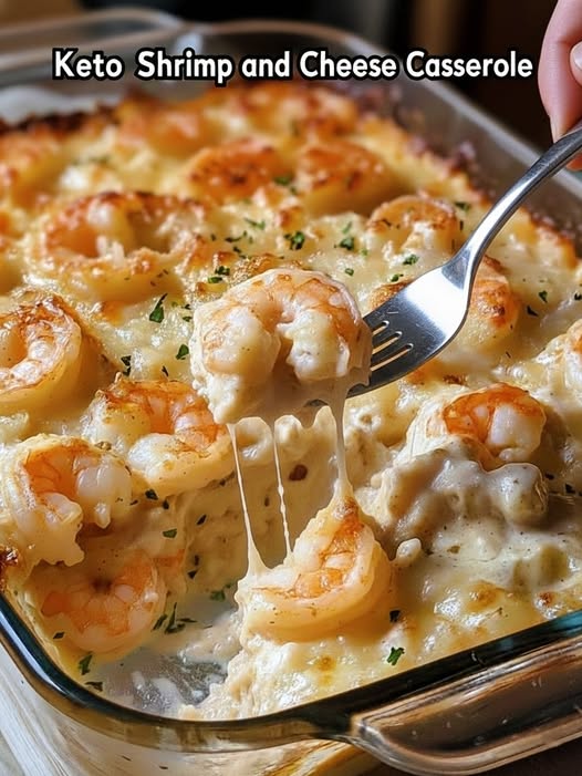 Shrimp & Cheese Casserole Recipe – Creamy, Comforting, and Easy to Make