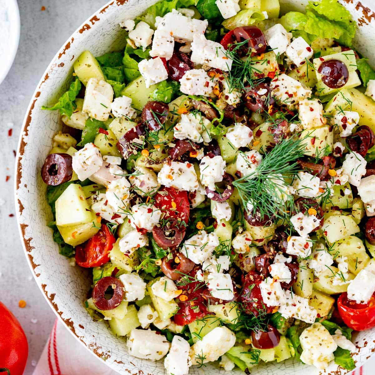 Greek Salad Keto – Fresh, Healthy & Low-Carb Mediterranean Delight