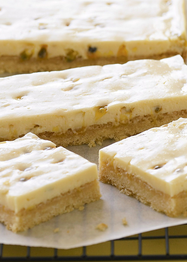 Passionfruit Slice