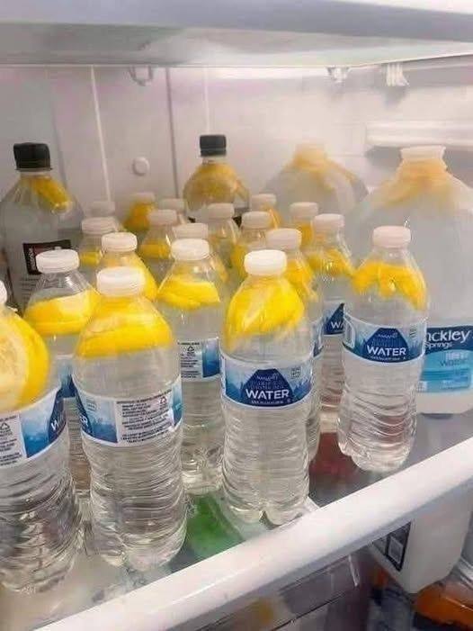 Lemon Water Bottles