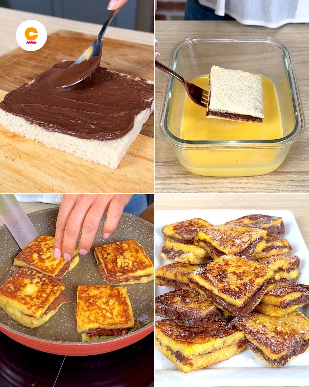 Stuffed Mini French Toast Bites Recipe