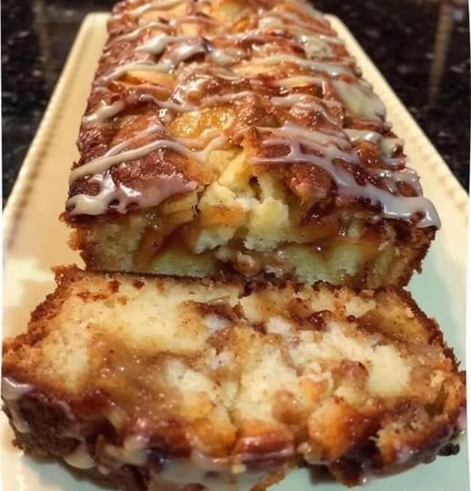 Apple Fritter Discard Loaf Recipe