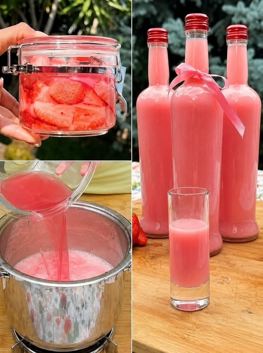 Refreshing Homemade Strawberry Juice