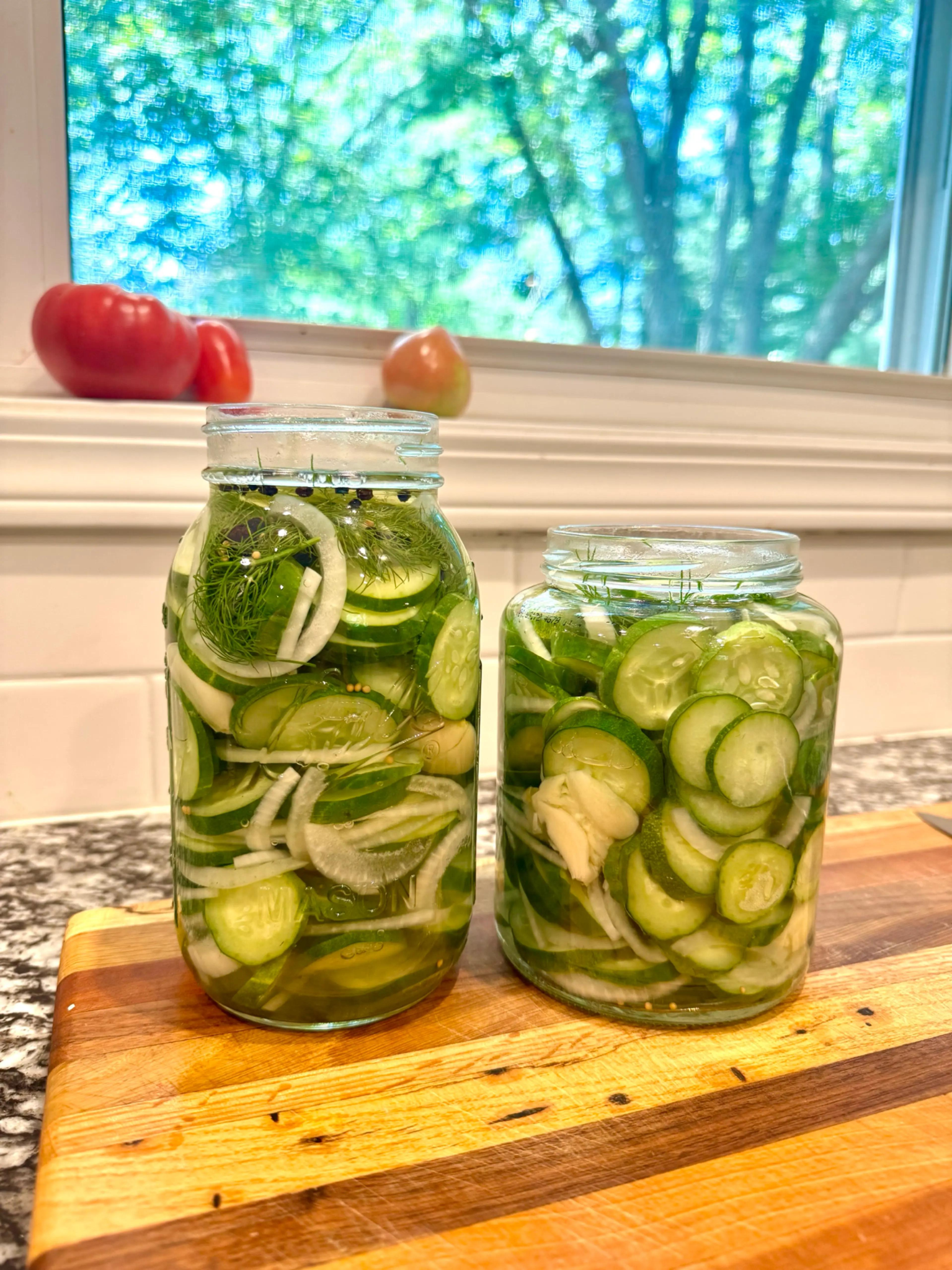 Homemade Refrigerator Pickles Recipe